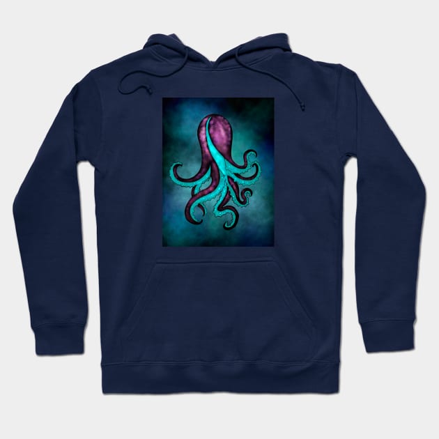 Cosmic Cephalopod Hoodie by sophiedesigns